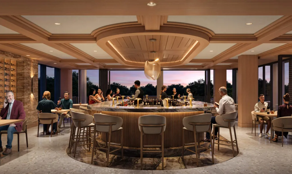 Rendering of Livelle wine bar
